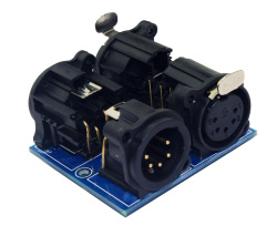 XLR3 to XLR5 Adapter Board, XLR5 to XLR3 Breakout Module XLR DMX512 RDM RS485,Whymelighting – Pro LED Strips & Diffused Blocks, Factory Direct,XLR3 to XLR5 Adapter Board, XLR5 to XLR3 Breakout Module XLR DMX512 RDM RS485