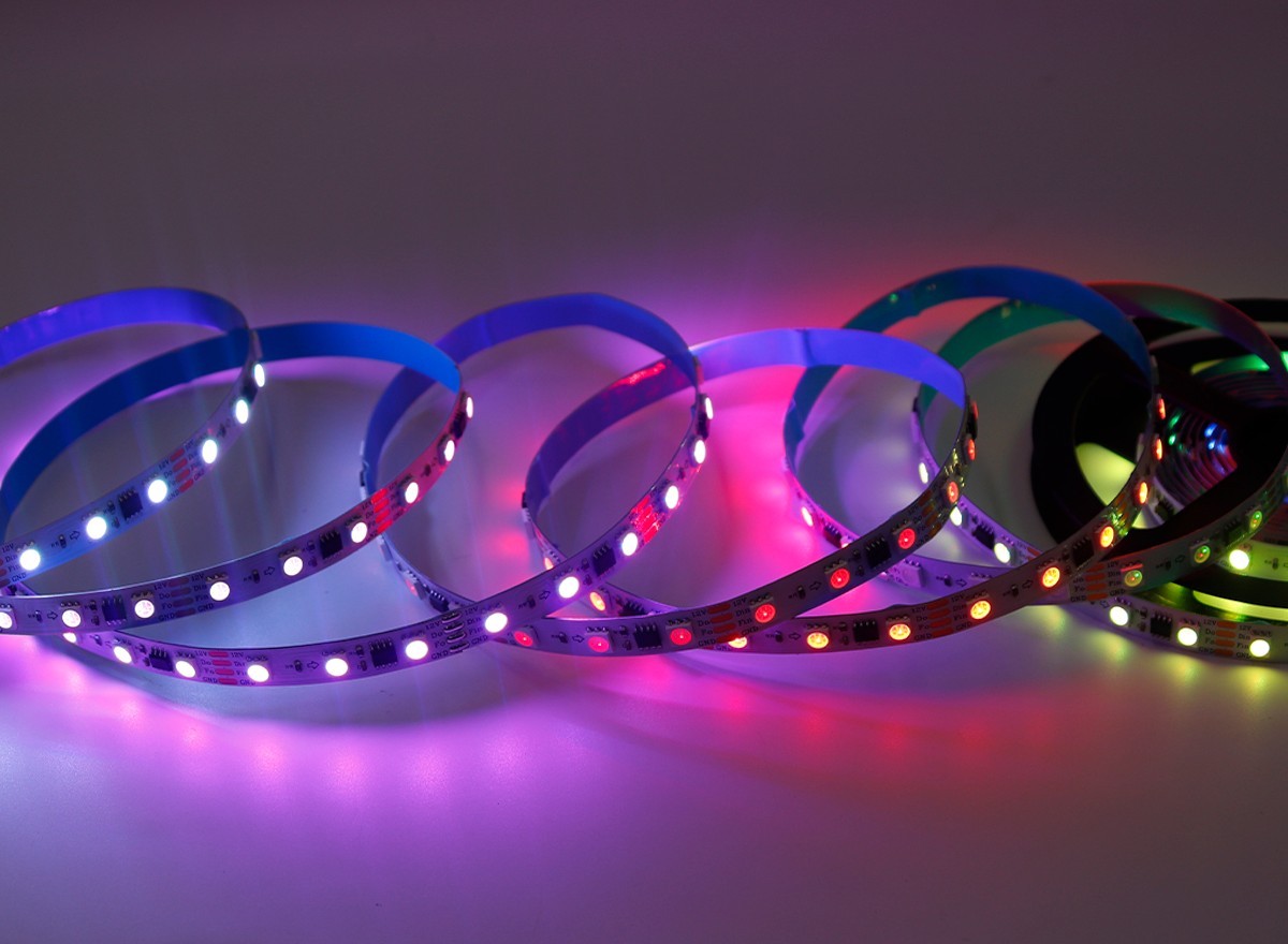 GS8206 5050 RGB 20 Pixel 60 LEDs 12V 10mm Addressable LED Strip RGB Pixel Tape,Whymelighting – Pro LED Strips & Diffused Blocks, Factory Direct,GS8206 5050 RGB 20 Pixel 60 LEDs 12V 10mm Addressable LED Strip RGB Pixel Tape