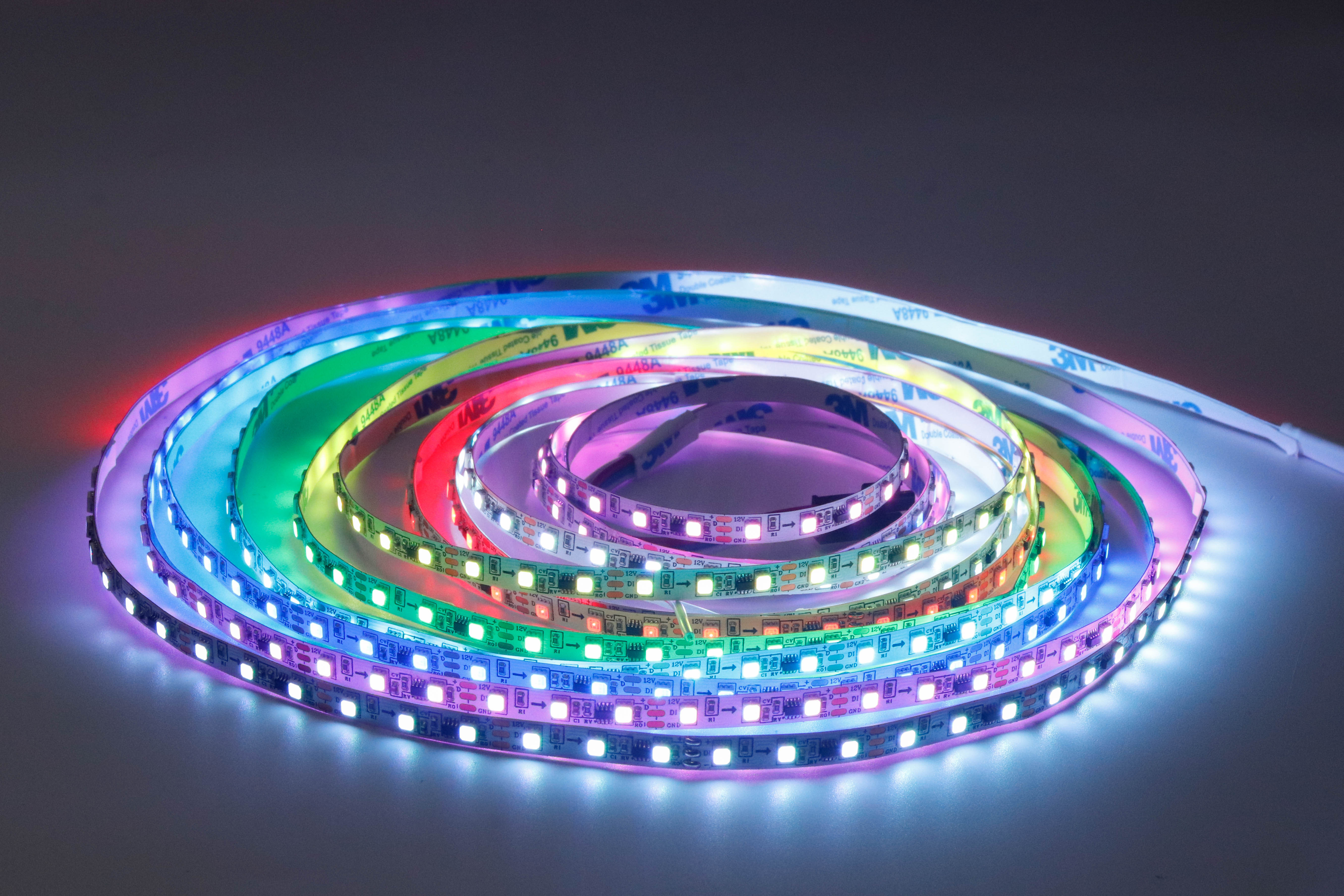 FW1934A 2835 RGB LED Strip Light 12V 8mm Bare Board 96LEDs Full Color Neon Flex Tape,Whymelighting – Pro LED Strips & Diffused Blocks, Factory Direct,FW1934A 2835 RGB LED Strip Light 12V 8mm Bare Board 96LEDs Full Color Neon Flex Tape