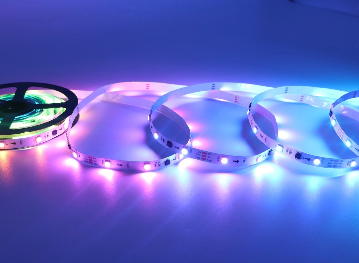 DC12V UCS1903B 5050 RGB LED Strip 30LEDs/m 10Pixels Flex Tape 10mm Light,Whymelighting – Pro LED Strips & Diffused Blocks, Factory Direct,DC12V UCS1903B 5050 RGB LED Strip 30LEDs/m 10Pixels Flex Tape 10mm Light