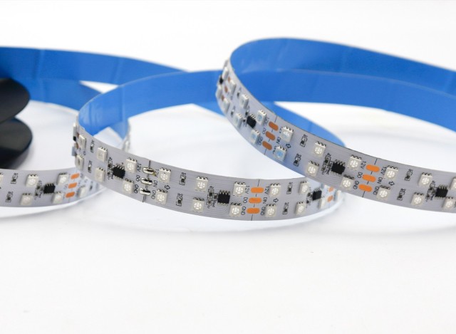 DC12V 20mm Double-Row Addressable LED Strip SMD 5050 RGB UCS2903 IC 120 LED,Whymelighting – Pro LED Strips & Diffused Blocks, Factory Direct,DC12V 20mm Double-Row Addressable LED Strip SMD 5050 RGB UCS2903 IC 120 LED
