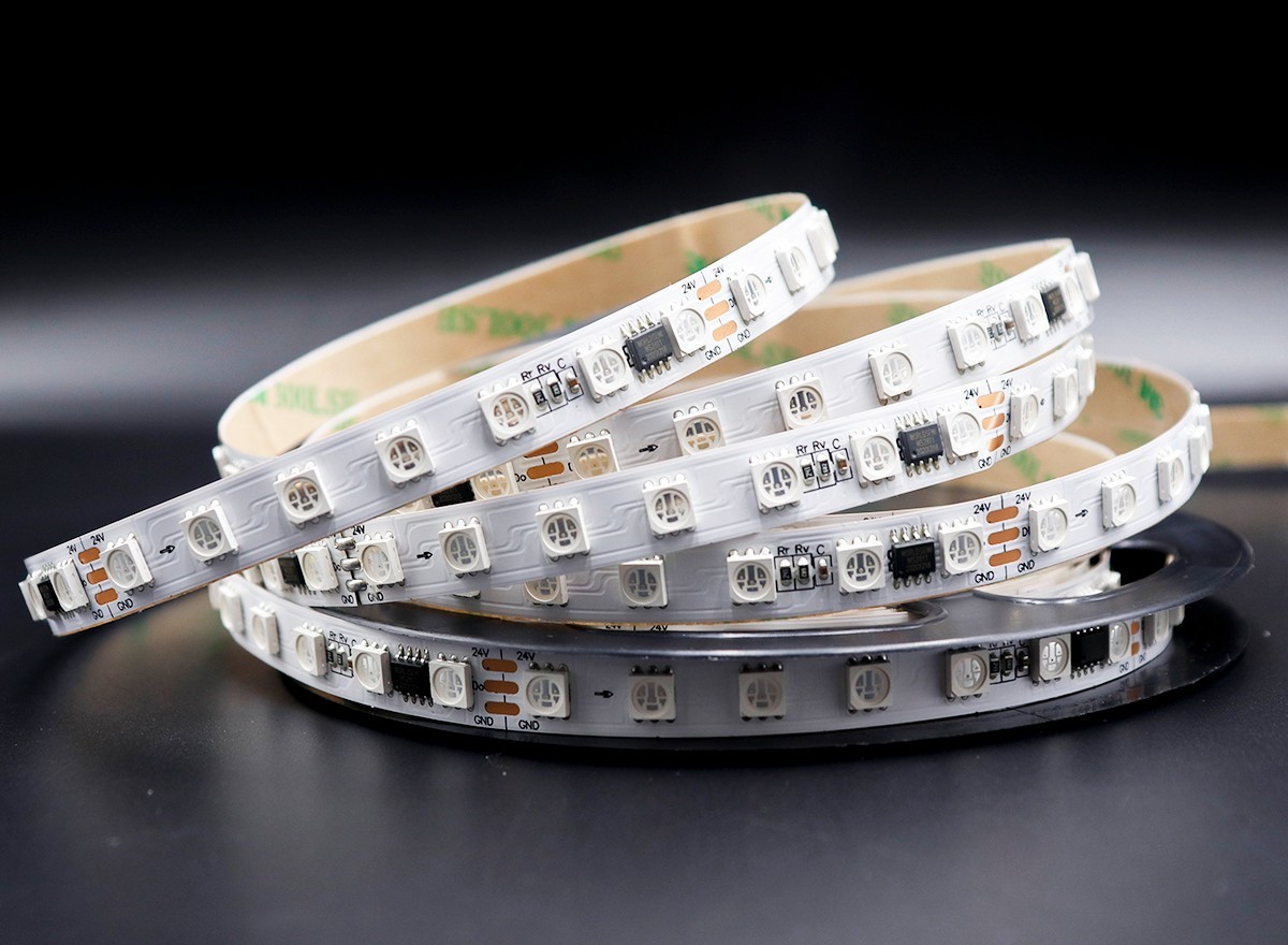 DC24V 10mm Addressable LED Strip SMD 5050 RGB UCS1903B IC 84 LEDs 12 Pixels,Whymelighting – Pro LED Strips & Diffused Blocks, Factory Direct,DC24V 10mm Addressable LED Strip SMD 5050 RGB UCS1903B IC 84 LEDs 12 Pixels