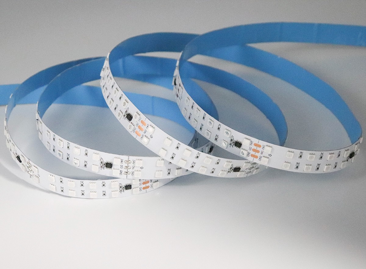 DC24V 20mm Double-Row Addressable LED Strip SMD 5050 RGB UCS2903 IC 120 LEDs 10 Pixels,Whymelighting – Pro LED Strips & Diffused Blocks, Factory Direct,DC24V 20mm Double-Row Addressable LED Strip SMD 5050 RGB UCS2903 IC 120 LEDs 10 Pixels