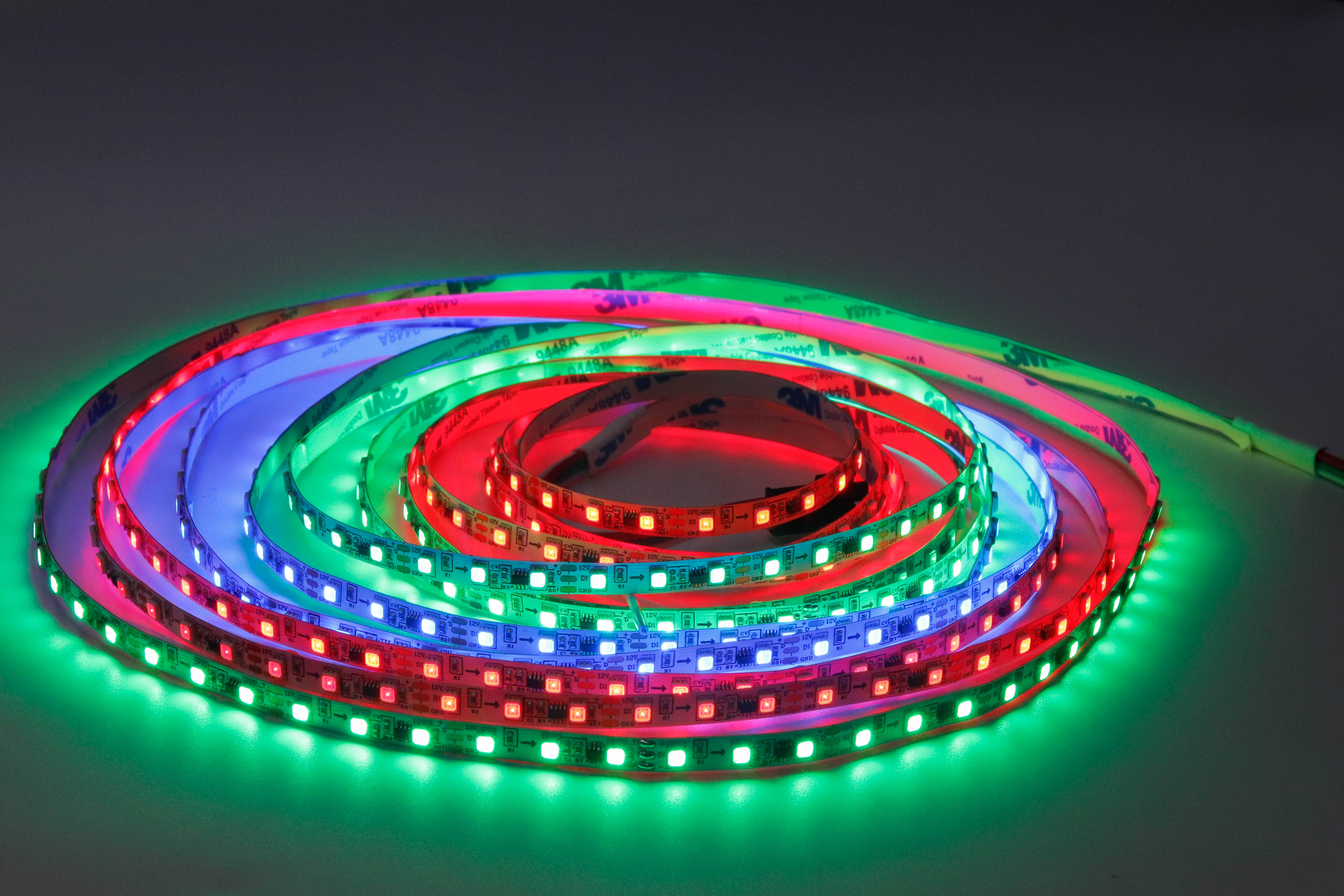 FW1934A 2835 RGB LED Strip Light 12V 8mm Bare Board 96LEDs Full Color Neon Flex Tape,Whymelighting – Pro LED Strips & Diffused Blocks, Factory Direct,FW1934A 2835 RGB LED Strip Light 12V 8mm Bare Board 96LEDs Full Color Neon Flex Tape