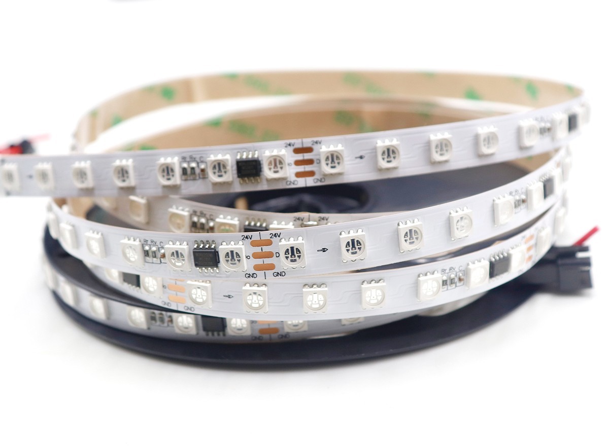 DC24V 10mm Addressable LED Strip SMD 5050 RGB UCS1903B IC 84 LEDs 12 Pixels,Whymelighting – Pro LED Strips & Diffused Blocks, Factory Direct,DC24V 10mm Addressable LED Strip SMD 5050 RGB UCS1903B IC 84 LEDs 12 Pixels