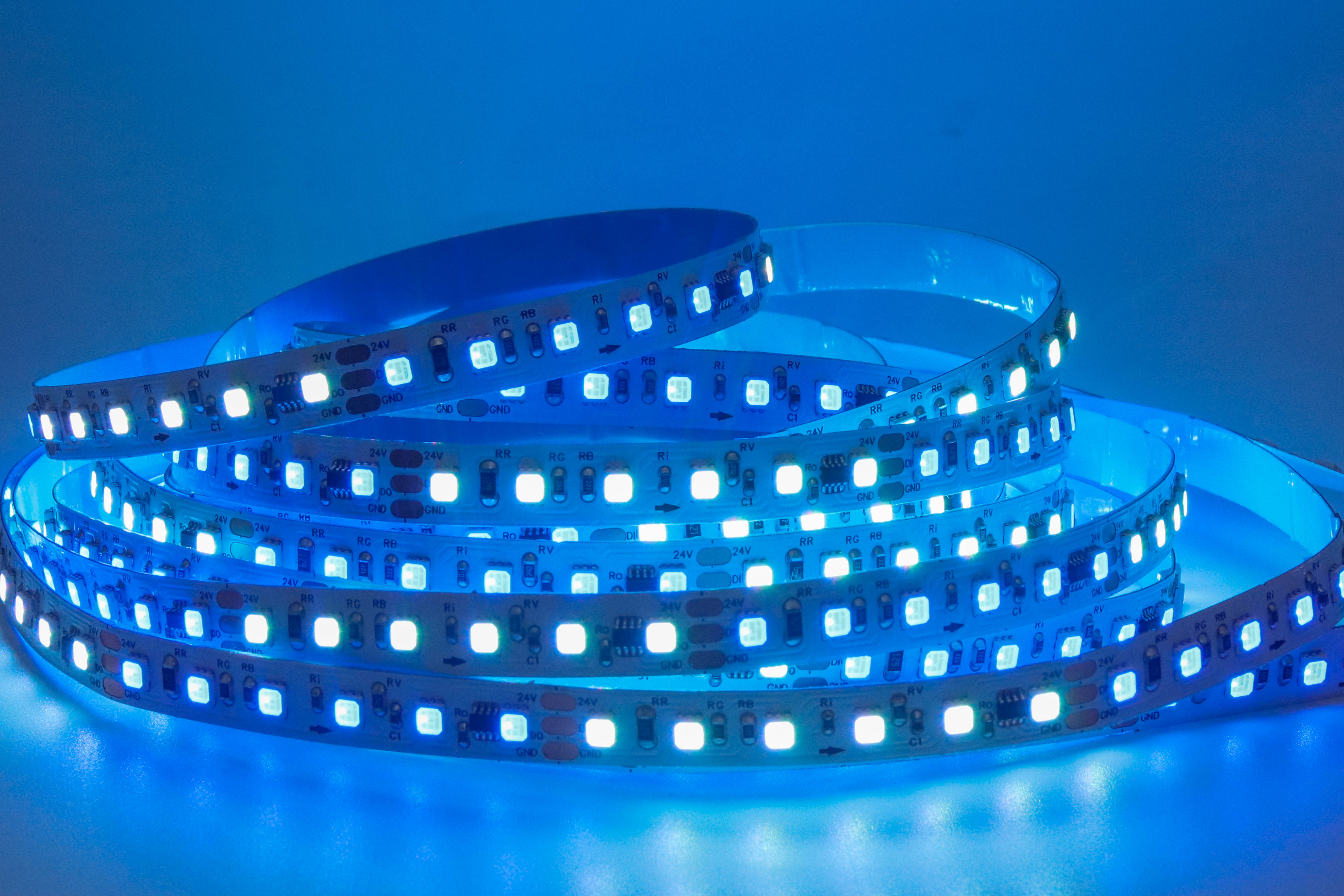 DC24V 8mm Narrow LED Strip SMD 2835 RGB FW1934A IC 120 LEDs/m 20 Pixels,Whymelighting – Pro LED Strips & Diffused Blocks, Factory Direct,DC24V 8mm Narrow LED Strip SMD 2835 RGB FW1934A IC 120 LEDs/m 20 Pixels