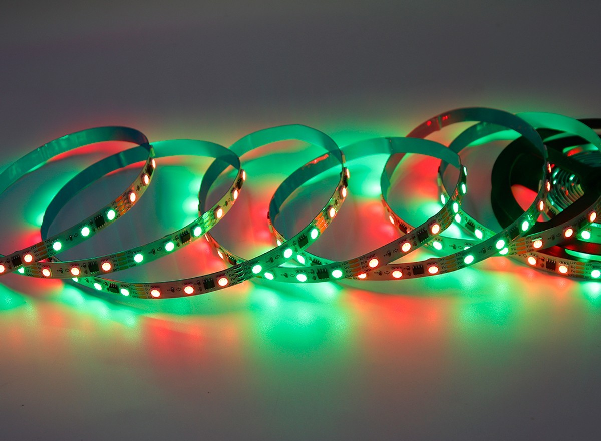 GS8206 5050 RGB 20 Pixel 60 LEDs 12V 10mm Addressable LED Strip RGB Pixel Tape,Whymelighting – Pro LED Strips & Diffused Blocks, Factory Direct,GS8206 5050 RGB 20 Pixel 60 LEDs 12V 10mm Addressable LED Strip RGB Pixel Tape