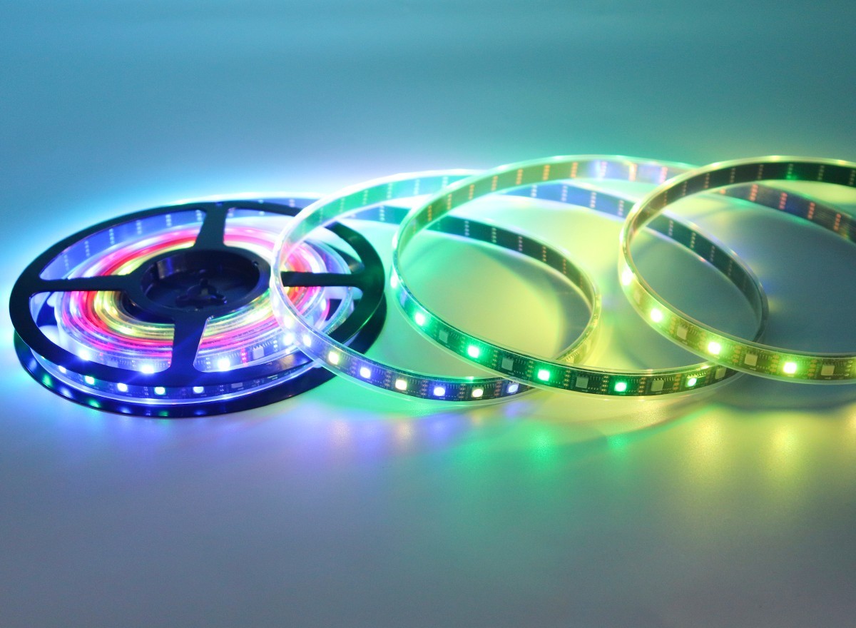 GS8208 5050 RGB 60 Pixel 60 LEDs 12V 10mm Addressable LED Strip,Whymelighting – Pro LED Strips & Diffused Blocks, Factory Direct,GS8208 5050 RGB 60 Pixel 60 LEDs 12V 10mm Addressable LED Strip