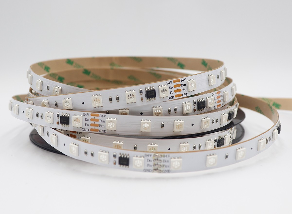 DC24V TM1934 5050 RGB LED Strip 60LEDs 10Pixels Breakpoint-Continue10mm Flex Tape,Whymelighting – Pro LED Strips & Diffused Blocks, Factory Direct,DC24V TM1934 5050 RGB LED Strip 60LEDs 10Pixels Breakpoint-Continue10mm Flex Tape