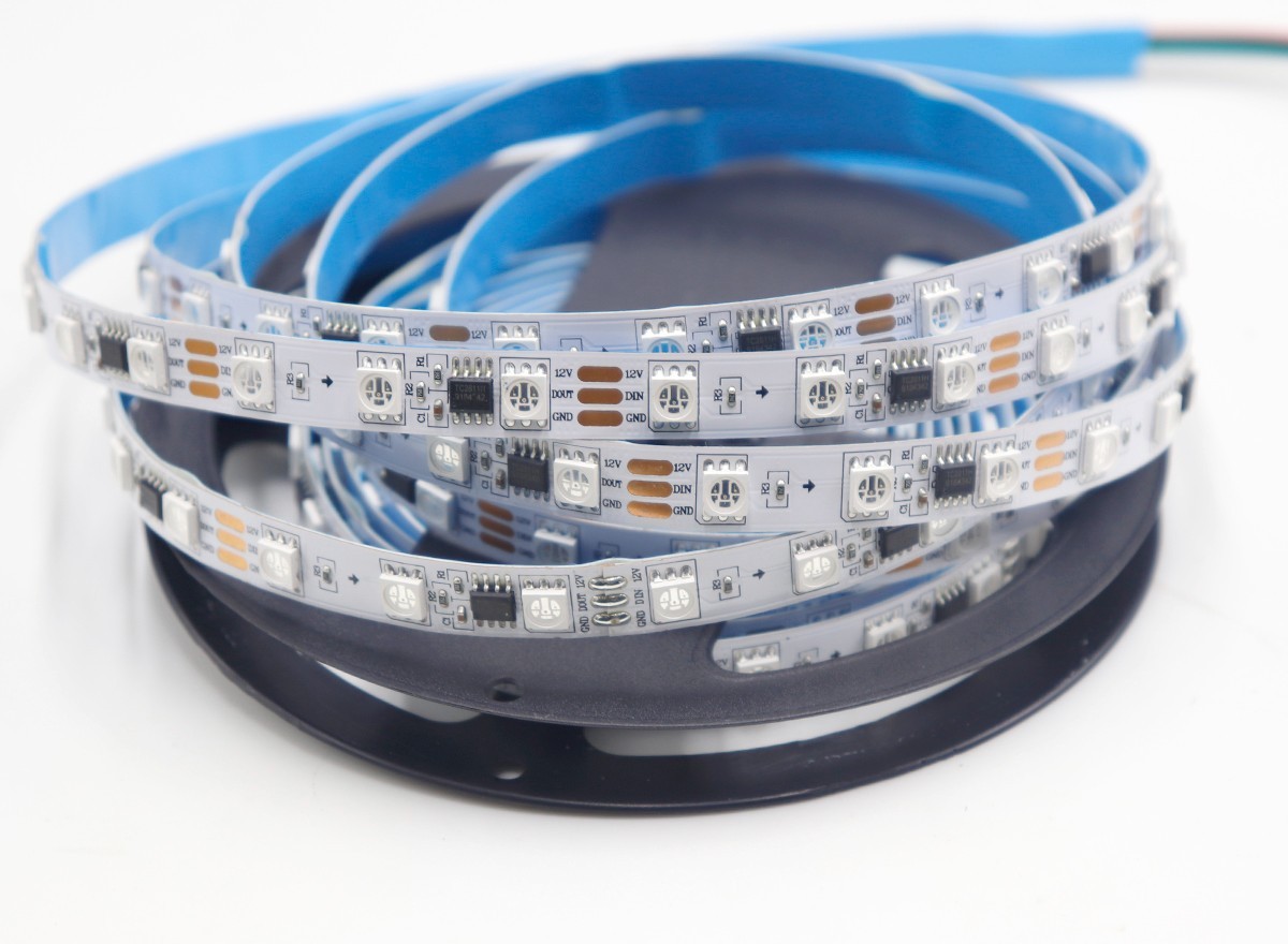 DC12V UCS1903B 5050 RGB LED Strip 60LEDs 20Pixels Flex Tape Light 10mm PCB,Whymelighting – Pro LED Strips & Diffused Blocks, Factory Direct,DC12V UCS1903B 5050 RGB LED Strip 60LEDs 20Pixels Flex Tape Light 10mm PCB