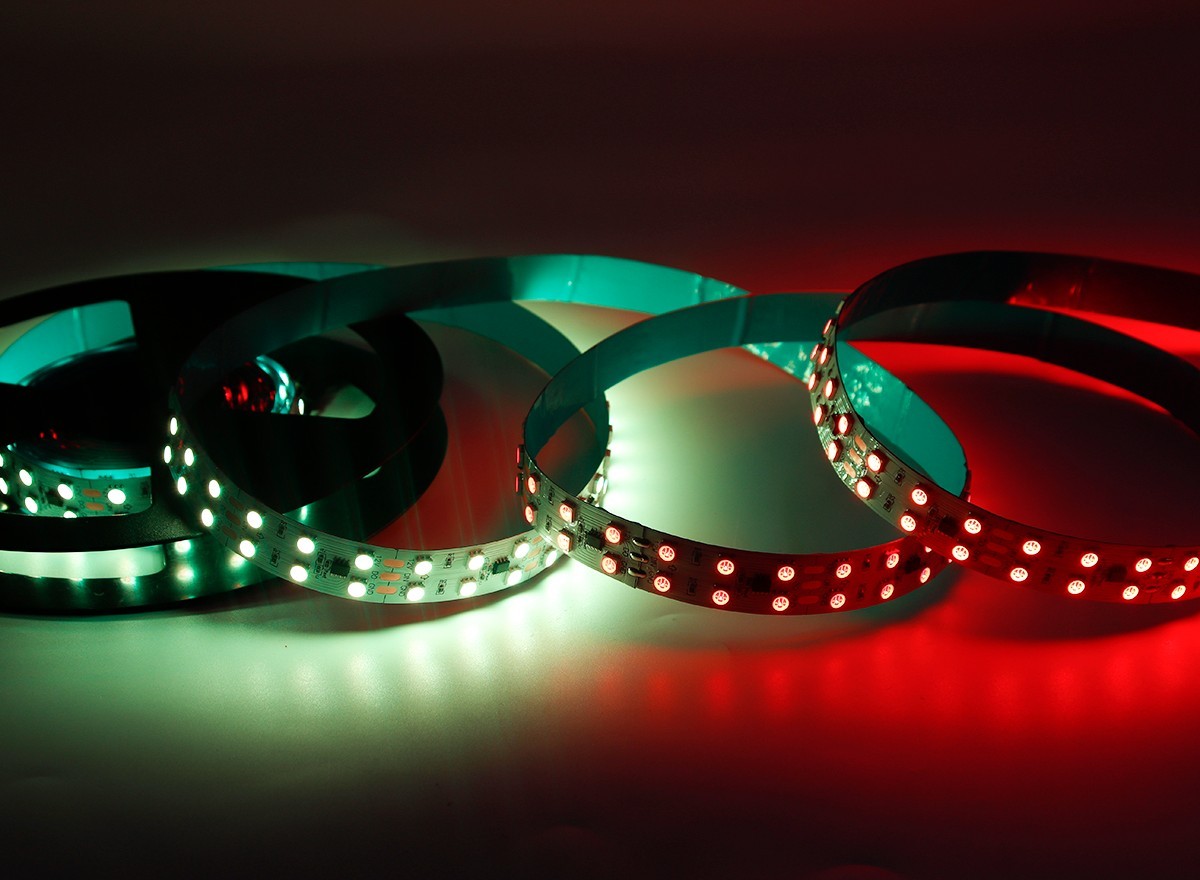 DC12V 20mm Double-Row Addressable LED Strip SMD 5050 RGB UCS2903 IC 120 LED,Whymelighting – Pro LED Strips & Diffused Blocks, Factory Direct,DC12V 20mm Double-Row Addressable LED Strip SMD 5050 RGB UCS2903 IC 120 LED