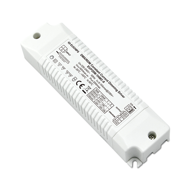 20W 350/500/550/700mA CC DMX Driver EUP20M-1HMC-0,Whymelighting – Pro LED Strips & Diffused Blocks, Factory Direct,20W 350/500/550/700mA CC DMX Driver EUP20M-1HMC-0