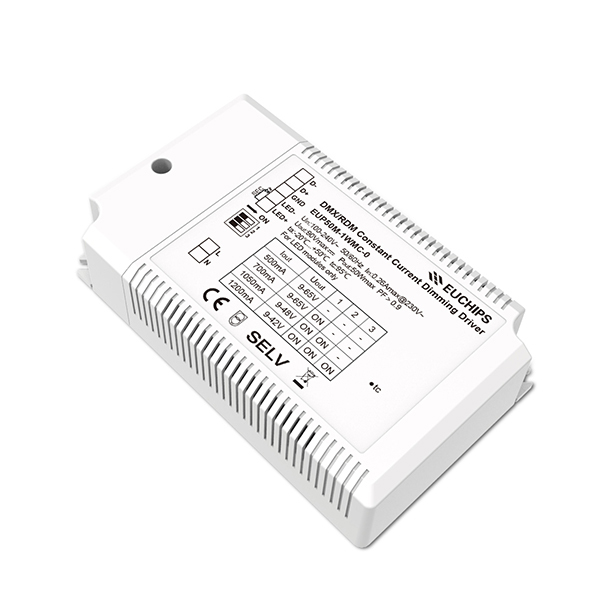 50W 500/650/700/850/1000/1050/1200mA CC DMX Driver EUP50M-1WMC-0,Whymelighting – Pro LED Strips & Diffused Blocks, Factory Direct,50W 500/650/700/850/1000/1050/1200mA CC DMX Driver EUP50M-1WMC-0