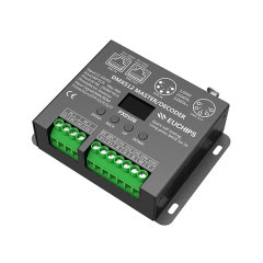 12-24VDC 8A*5ch DMX512 Decoder PX0508-OLED,Whymelighting – Pro LED Strips & Diffused Blocks, Factory Direct,12-24VDC 8A*5ch DMX512 Decoder PX0508-OLED