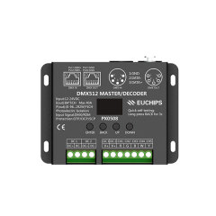 12-24VDC 8A*5ch DMX512 Decoder PX0508-OLED,Whymelighting – Pro LED Strips & Diffused Blocks, Factory Direct,12-24VDC 8A*5ch DMX512 Decoder PX0508-OLED