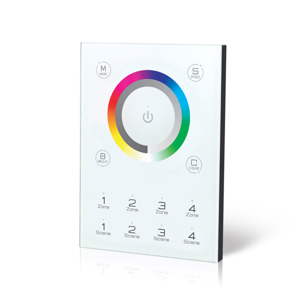 RGBW 16ch 4 Zones 4 Scenes DMX Touch Panel Controller DMX-E03,Whymelighting – Pro LED Strips & Diffused Blocks, Factory Direct,RGBW 16ch 4 Zones 4 Scenes DMX Touch Panel Controller DMX-E03