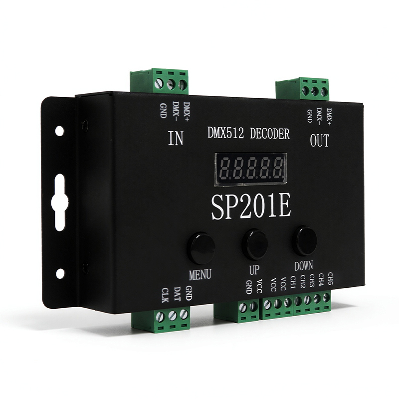 SP201E DMX512 to SPI Decoder & Standalone LED Controller,Whymelighting – Pro LED Strips & Diffused Blocks, Factory Direct,SP201E DMX512 to SPI Decoder & Standalone LED Controller