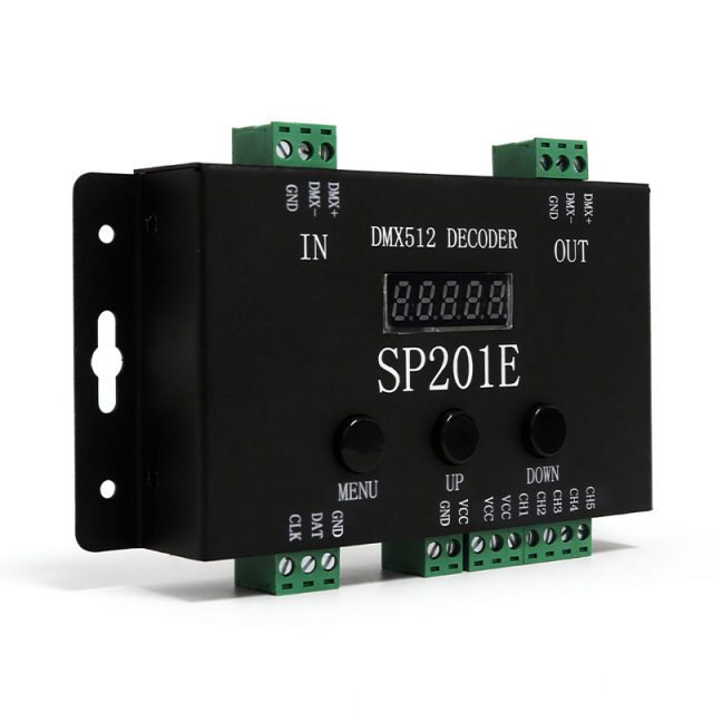 SP201E DMX512 to SPI Decoder & Standalone LED Controller,Whymelighting – Pro LED Strips & Diffused Blocks, Factory Direct,SP201E DMX512 to SPI Decoder & Standalone LED Controller