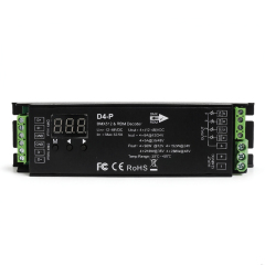 D4-P 4-Channel DMX512 & RDM Decoder LED Controller, 12-48VDC,Whymelighting – Pro LED Strips & Diffused Blocks, Factory Direct,D4-P 4-Channel DMX512 & RDM Decoder LED Controller, 12-48VDC