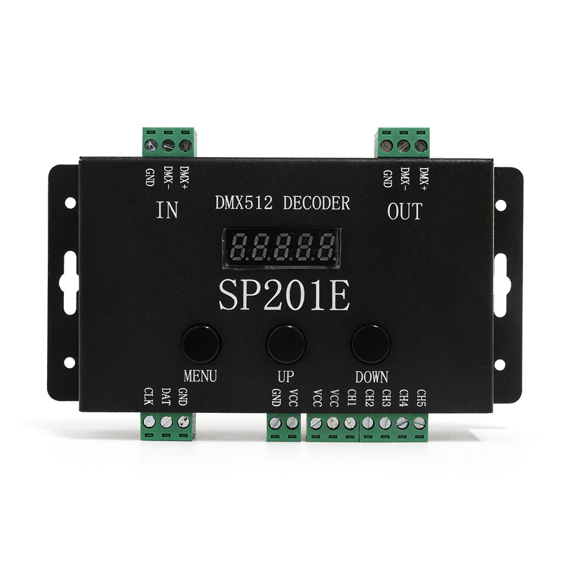 SP201E DMX512 to SPI Decoder & Standalone LED Controller,Whymelighting – Pro LED Strips & Diffused Blocks, Factory Direct,SP201E DMX512 to SPI Decoder & Standalone LED Controller