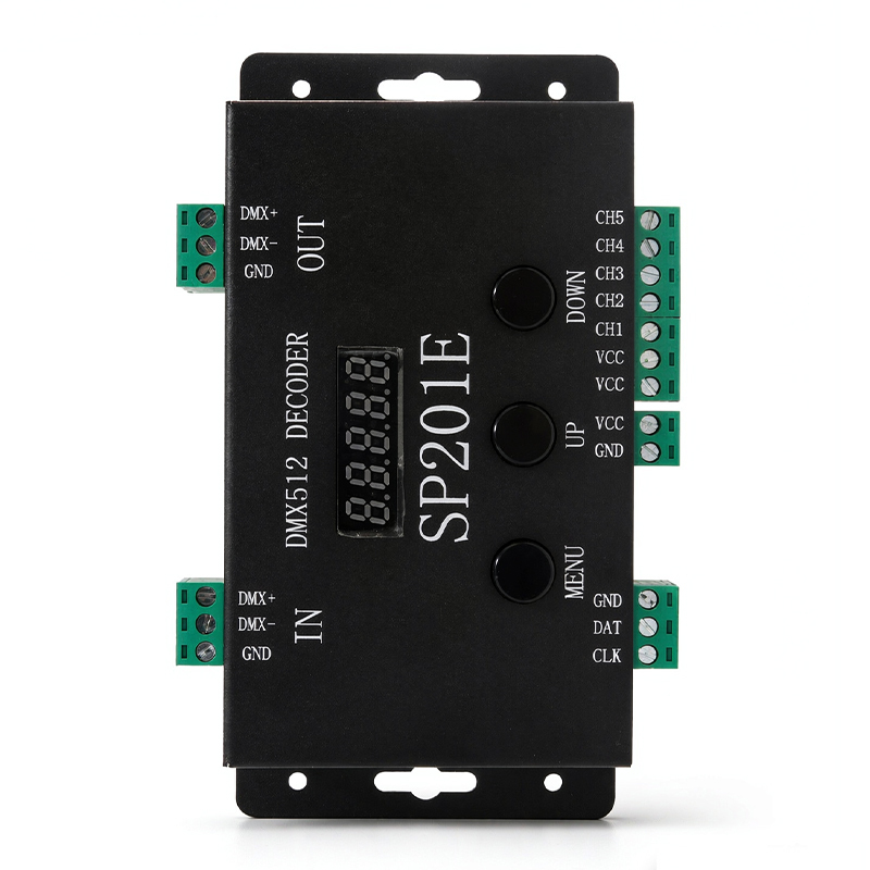 SP201E DMX512 to SPI Decoder & Standalone LED Controller,Whymelighting – Pro LED Strips & Diffused Blocks, Factory Direct,SP201E DMX512 to SPI Decoder & Standalone LED Controller
