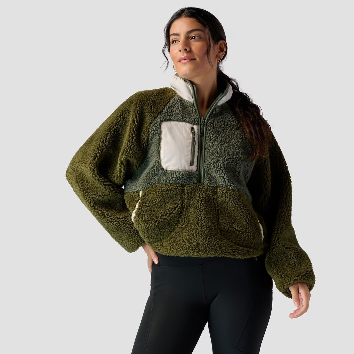 Classic Design 1\/2-Zip High Quality Fleece Pullover Women's Custom Soft Sherpa Fleece Jacket,Yingjieli,Classic Design 1\/2-Zip High Quality Fleece Pullover | Custom...