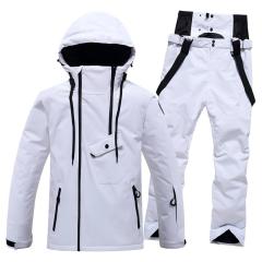 Unisex Winter Warm Ski Suit Waterproof Breathable Jacket Bib Pants Set Windproof Taped Seams Snowboarding Clothing Workwear,Yingjieli,Unisex Winter Warm Ski Suit Waterproof Breathable | Custom Hiking...