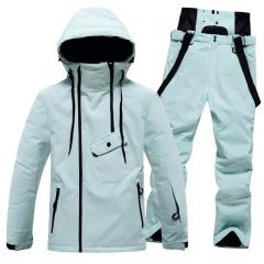Unisex Winter Warm Ski Suit Waterproof Breathable Jacket Bib Pants Set Windproof Taped Seams Snowboarding Clothing Workwear,Yingjieli,Unisex Winter Warm Ski Suit Waterproof Breathable | Custom Hiking...