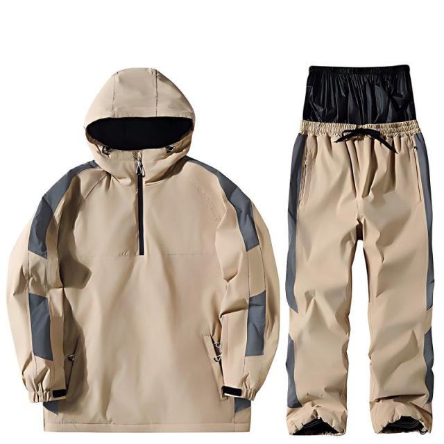 Men's Winter Warm Ski Jacket with Waterproof, Bib Pants Set - Windproof Skiwear and Workwear,Yingjieli,Men's Winter Warm Ski Jacket with Waterproof, Bib | Custom Hiking...
