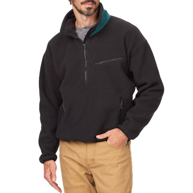 Custom Logo Men's Recycled Polar Fleece Jacket for Winter Autumn Soft Sherpa Fleece Pullover Jackets Half-zip Opening,Yingjieli,Custom Logo Men's Recycled Polar Fleece Jacket for | Custom...