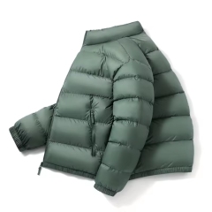 Custom Men's Logo Winter Puffer Coat Stand Windproof Formal Autumn\/Winter Jacket Zipper Closure Waterproof Canvas Fabric,Yingjieli,Custom Men's Logo Winter Puffer Coat Stand Windproof | Custom Down...