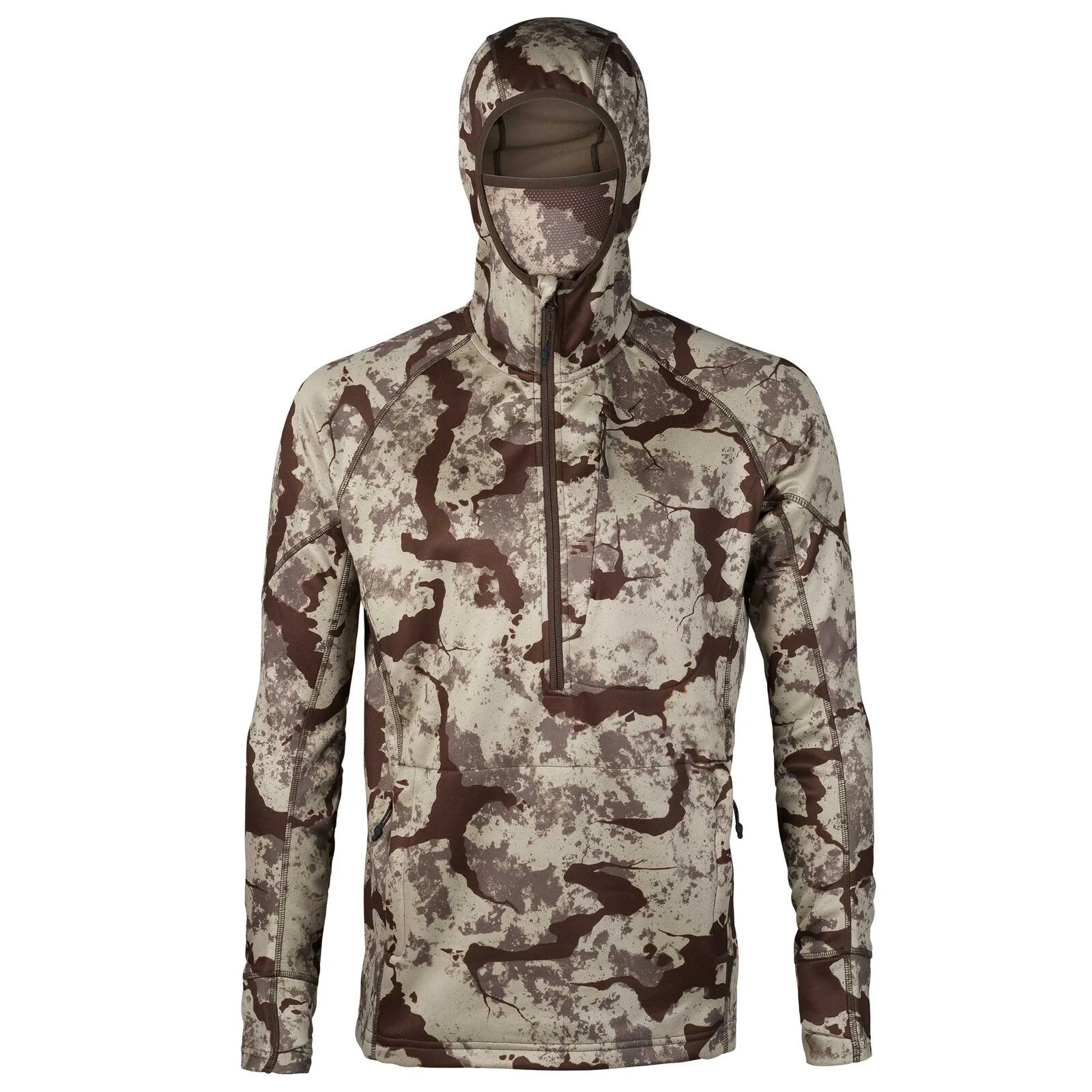 Lightweight Camouflage Mid-Layer Quarter-Zips Knit Fleece Jacket,Yingjieli,Lightweight Camouflage Mid-Layer Quarter-Zips Knit | Custom...