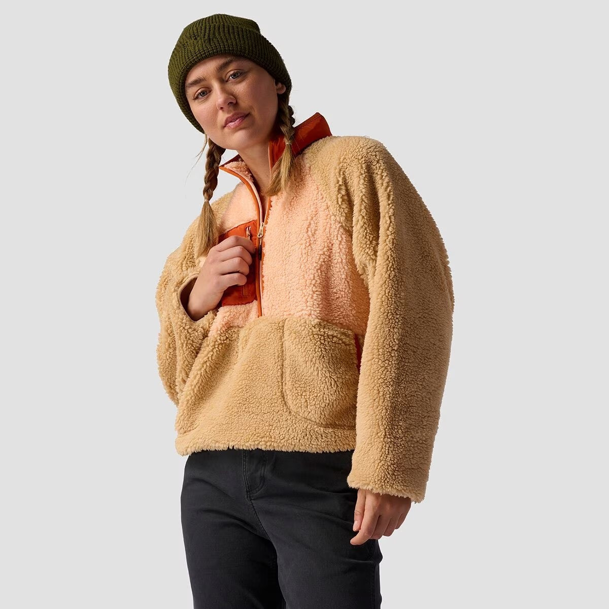 Classic Design 1\/2-Zip High Quality Fleece Pullover Women's Custom Soft Sherpa Fleece Jacket,Yingjieli,Classic Design 1\/2-Zip High Quality Fleece Pullover | Custom...