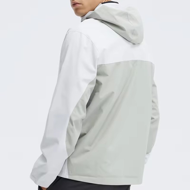 Casual Men's Plus Size Breathable Autumn Waterproof Jacket with Zipper Closure Stand Collar Lightweight Outdoor DWR,Yingjieli,Casual Men's Plus Size Breathable Autumn Waterproof | Custom...