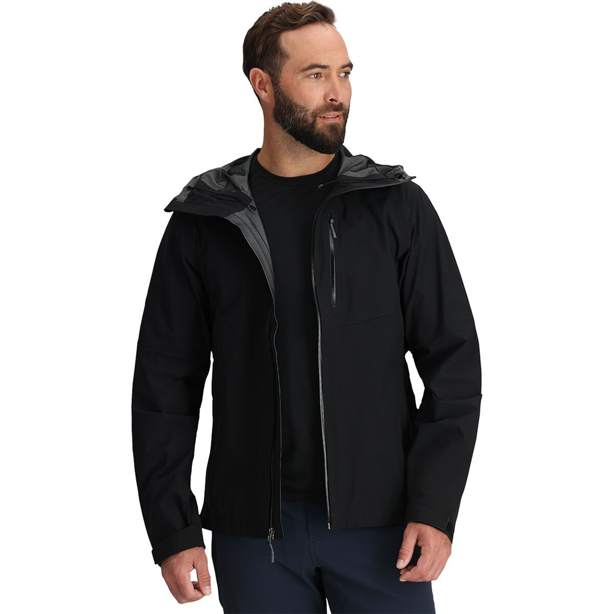 Professional Outdoor Regular Fit 3-layer Construction Waterproof Breathable Windproof Stand Zipper Thin Hard Shell Rain Jacket,Yingjieli,Professional Outdoor Regular Fit 3-layer Construction | Custom...
