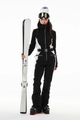 Latest Design Low MOQ Women's Slim Fit Stretchy One Piece Waterproof Windproof Zipper Plus Size Ski Suit Snow Wear 100% Nylon,Yingjieli,Latest Design Low MOQ Women's Slim Fit Stretchy One | Custom...