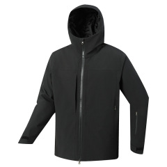 Unisex Hooded Ski Jacket with Customizable Zipper, Waterproof, Windproof, Warm for Winter Outdoor Sports, Mountain Hiking,Yingjieli,Unisex Hooded Ski Jacket with Customizable Zipper, | Custom Ski...