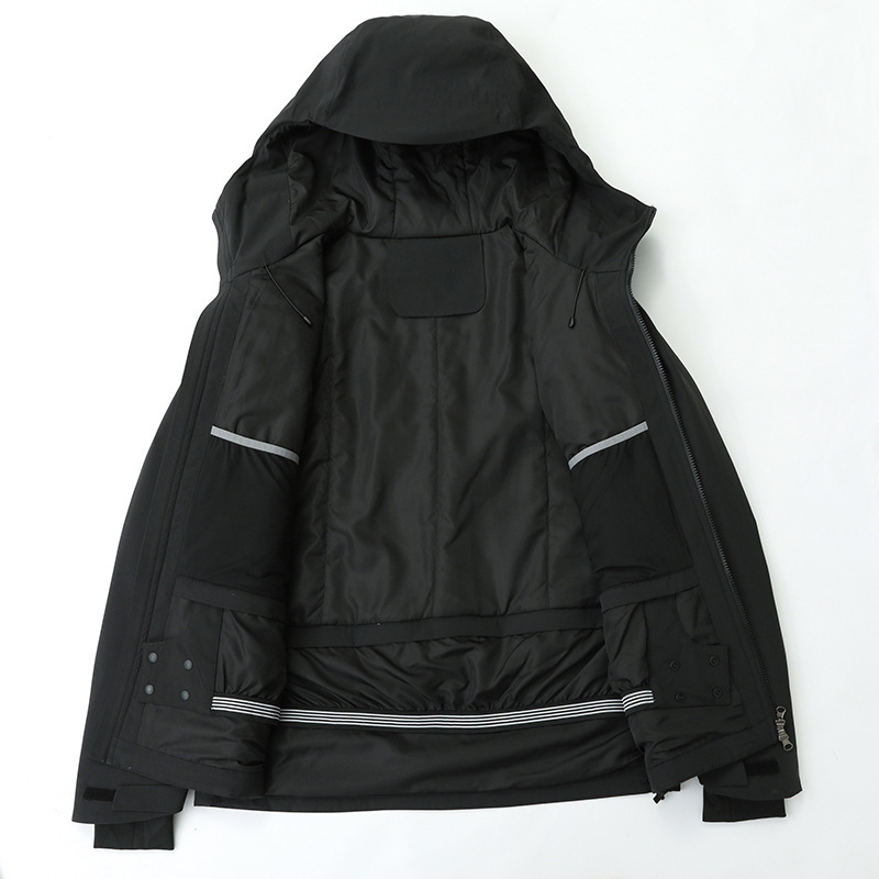 Unisex Hooded Ski Jacket with Customizable Zipper, Waterproof, Windproof, Warm for Winter Outdoor Sports, Mountain Hiking,Yingjieli,Unisex Hooded Ski Jacket with Customizable Zipper, | Custom Ski...