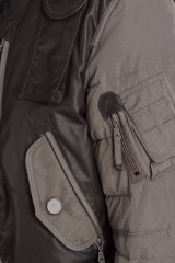 High Quality Synthetic Leather Waterproof Duck Down Bomber Jacket With Fake Fur Hood,Yingjieli,High Quality Synthetic Leather Waterproof Duck Down | Custom Down...
