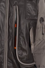 High Quality Synthetic Leather Waterproof Duck Down Bomber Jacket With Fake Fur Hood,Yingjieli,High Quality Synthetic Leather Waterproof Duck Down | Custom Down...