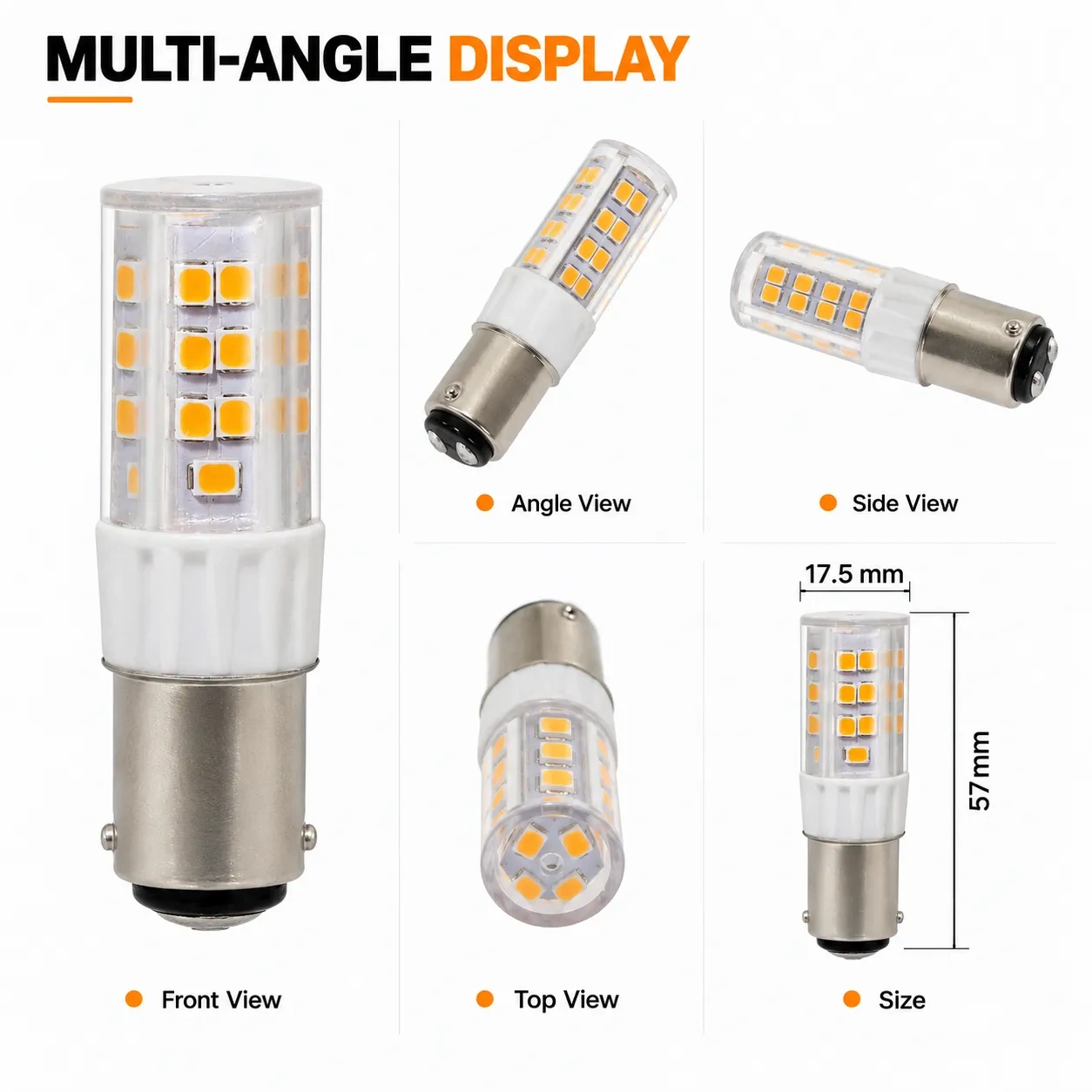Ba15d Led Bulb AC 120V 3.5W Dimmable - CR45LED,MY SHOP,Ba15d Led Bulb AC 120V 3.5W Dimmable - CR45LED