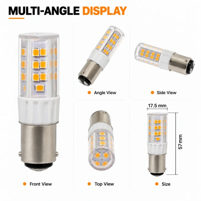 Ba15d Led Bulb AC 120V 3.5W Dimmable - CR45LED,MY SHOP,Ba15d Led Bulb AC 120V 3.5W Dimmable - CR45LED