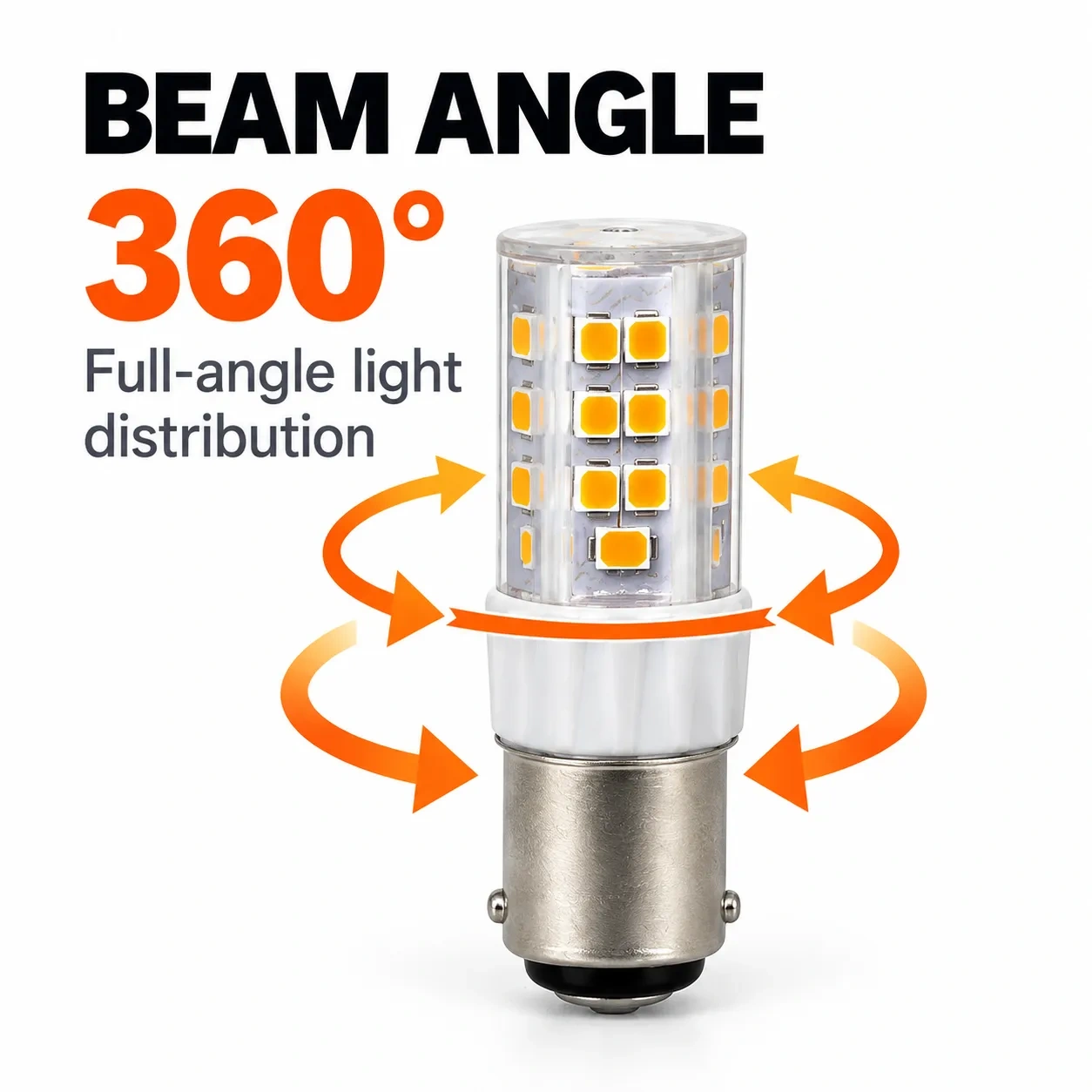Ba15d Led Bulb AC 120V 3.5W Dimmable - CR45LED,MY SHOP,Ba15d Led Bulb AC 120V 3.5W Dimmable - CR45LED