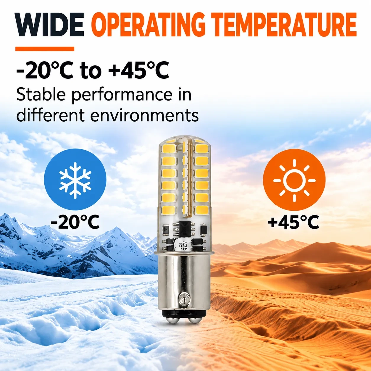 Ba15d Led Bulb AC_DC 12V 2.2W - 48LED,MY SHOP,Ba15d Led Bulb AC_DC 12V 2.2W - 48LED