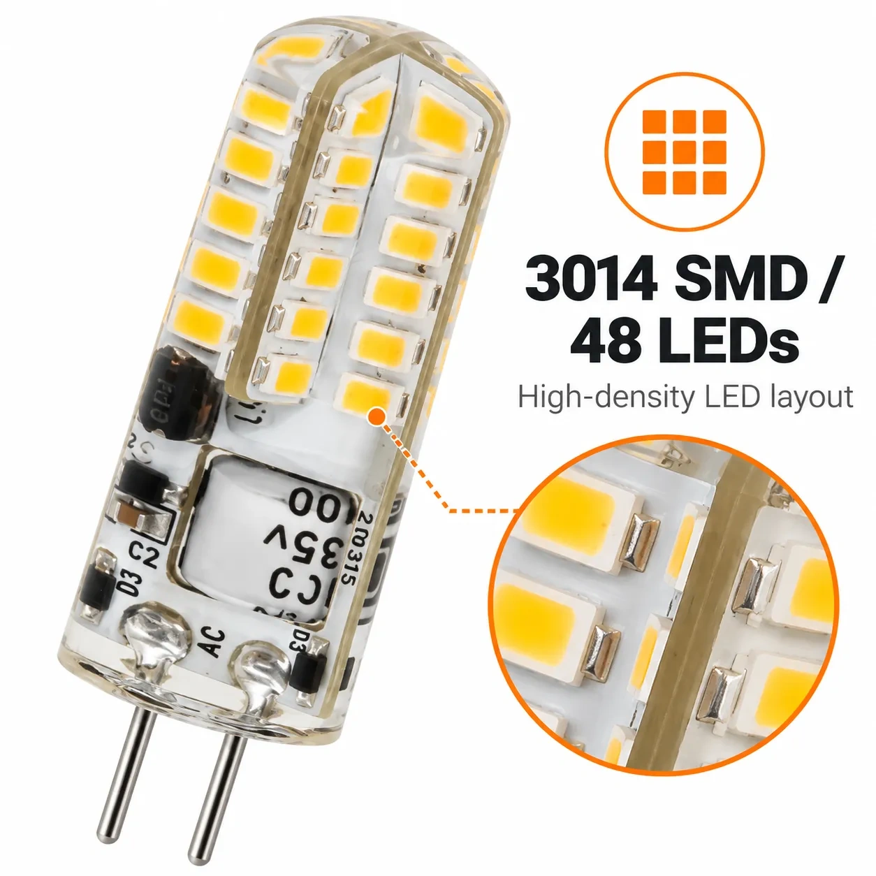 G4 Led Bulb DC 10-30V 3W – G4-B48LED,MY SHOP,G4 Led Bulb DC 10-30V 3W – G4-B48LED
