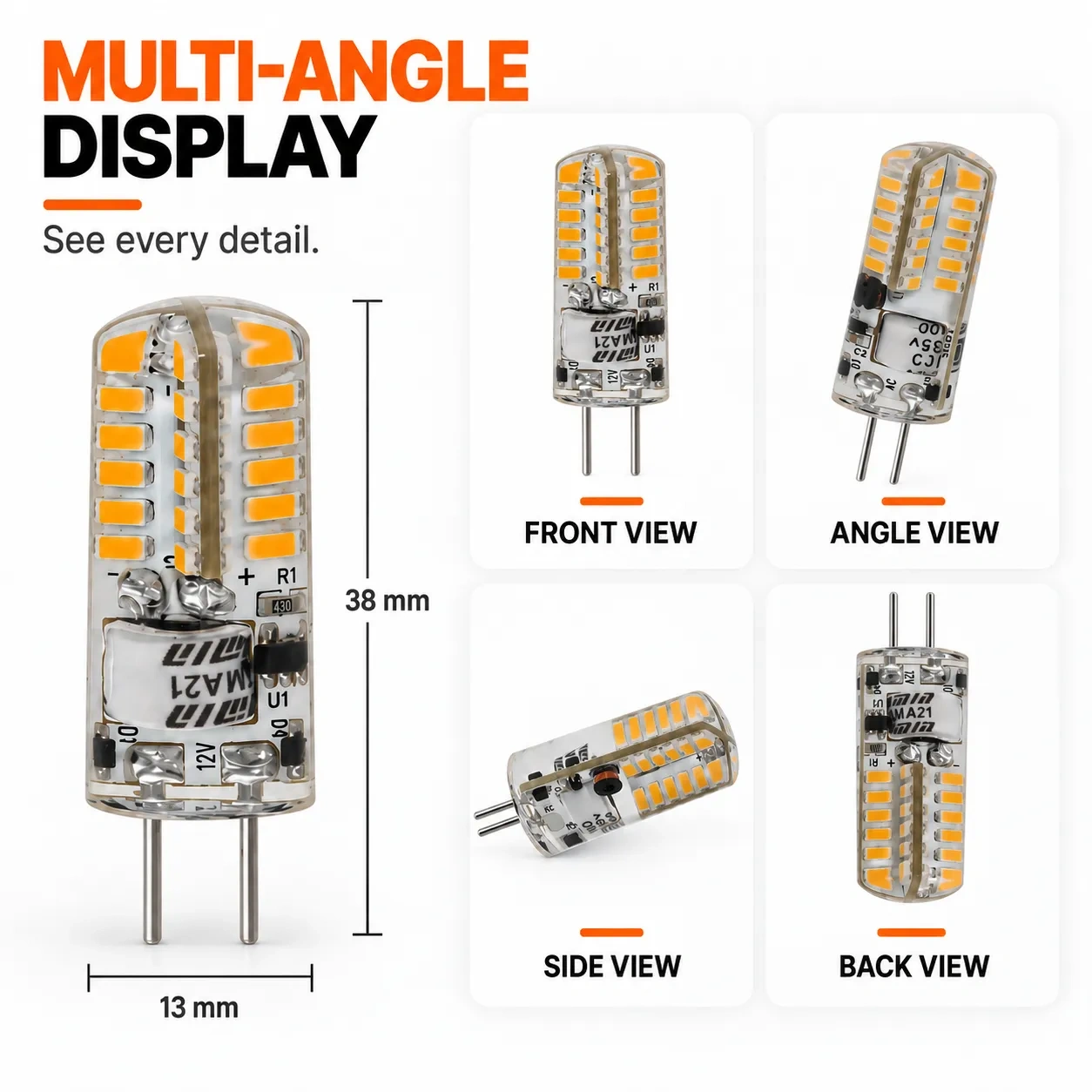 G4 Led Bulb DC 10-30V 3W – G4-B48LED,MY SHOP,G4 Led Bulb DC 10-30V 3W – G4-B48LED