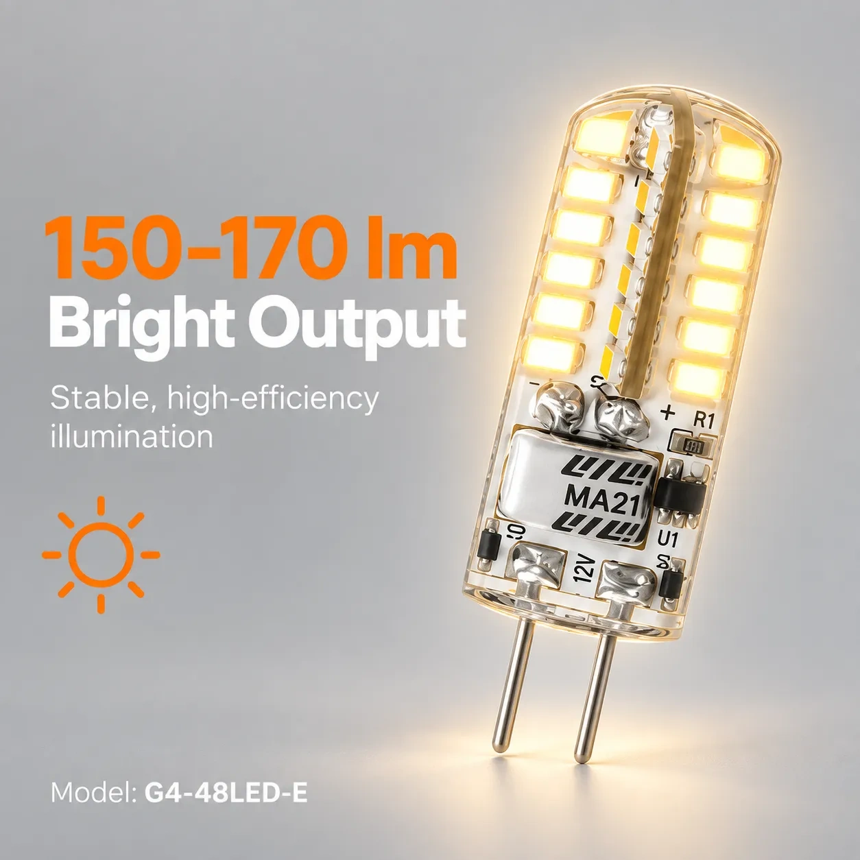 G4 Led Bulb DC 10-30V 3W – G4-B48LED,MY SHOP,G4 Led Bulb DC 10-30V 3W – G4-B48LED