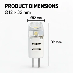 G4 Led Bulb AC_DC 12V 1.1W – G4-CR1,MY SHOP,G4 Led Bulb AC_DC 12V 1.1W – G4-CR1