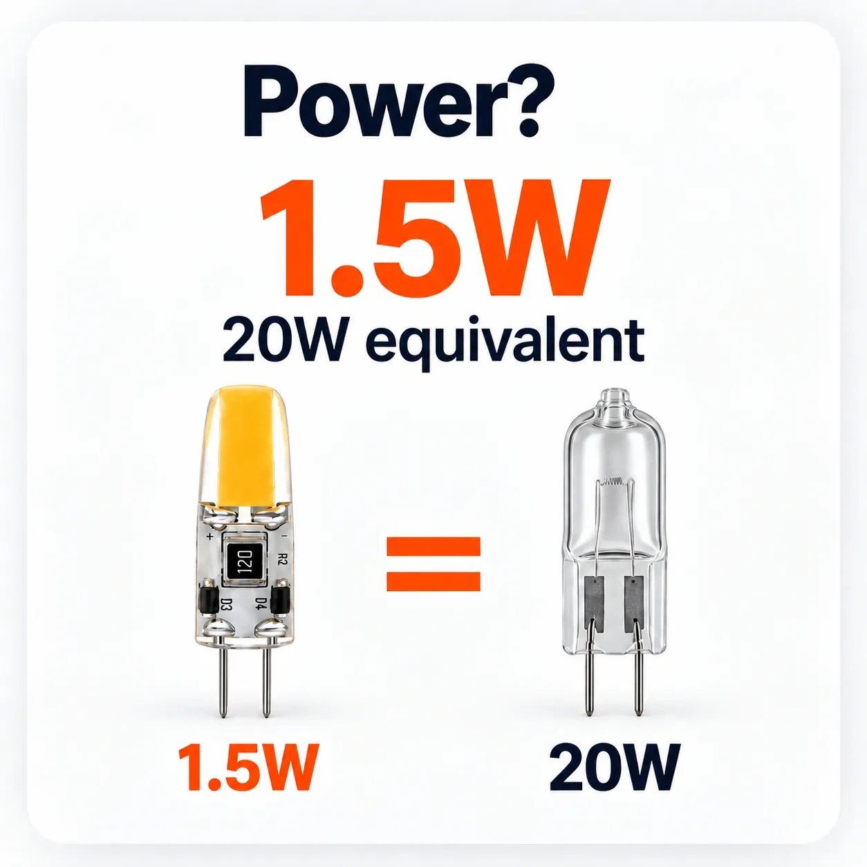 G4 Led Bulb DC 12V 1.5W Dimmable COB – G4-D02,MY SHOP,G4 Led Bulb DC 12V 1.5W Dimmable COB – G4-D02