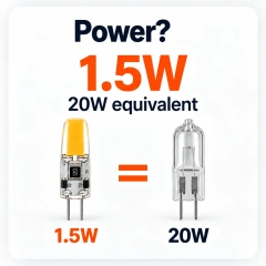 G4 Led Bulb DC 12V 1.5W Dimmable COB – G4-D02,MY SHOP,G4 Led Bulb DC 12V 1.5W Dimmable COB – G4-D02